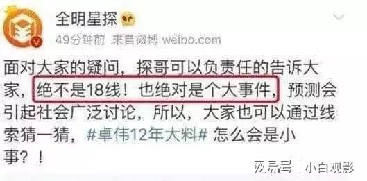卓伟的最新爆料,揭秘娱乐圈惊天大秘密! 第3张 卓伟的最新爆料,揭秘娱乐圈惊天大秘密! 第3张